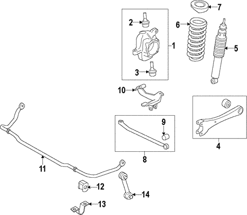 Front Suspension/Front Axle for 2013 Ford F-350 Super Duty #1
