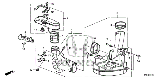Electrical/Exhaust/Heater/Fuel/Resonator Chamber (V6) for 2010 Honda ACCORD SEDAN #1