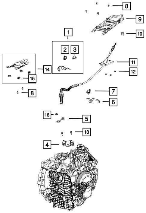 Gearshift Controls and Related Parts for 2016 Fiat 500X #0