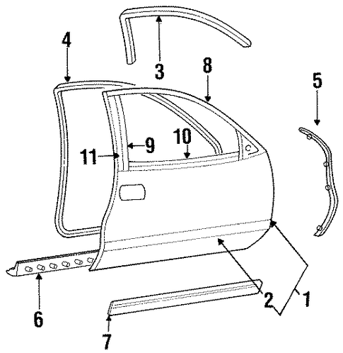 Mark VIII DOOR & COMPONENTS
