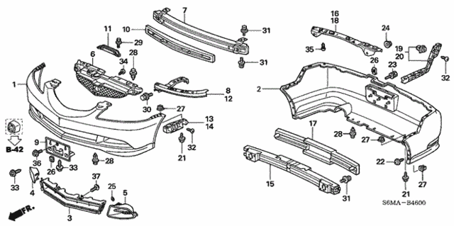 Bumpers for 2006 Acura RSX #0