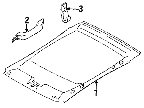 Mystique INTERIOR TRIM - ROOF