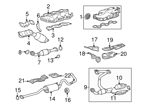 EXHAUST SYSTEM/EXHAUST MANIFOLD for 2006 Toyota Tacoma #1