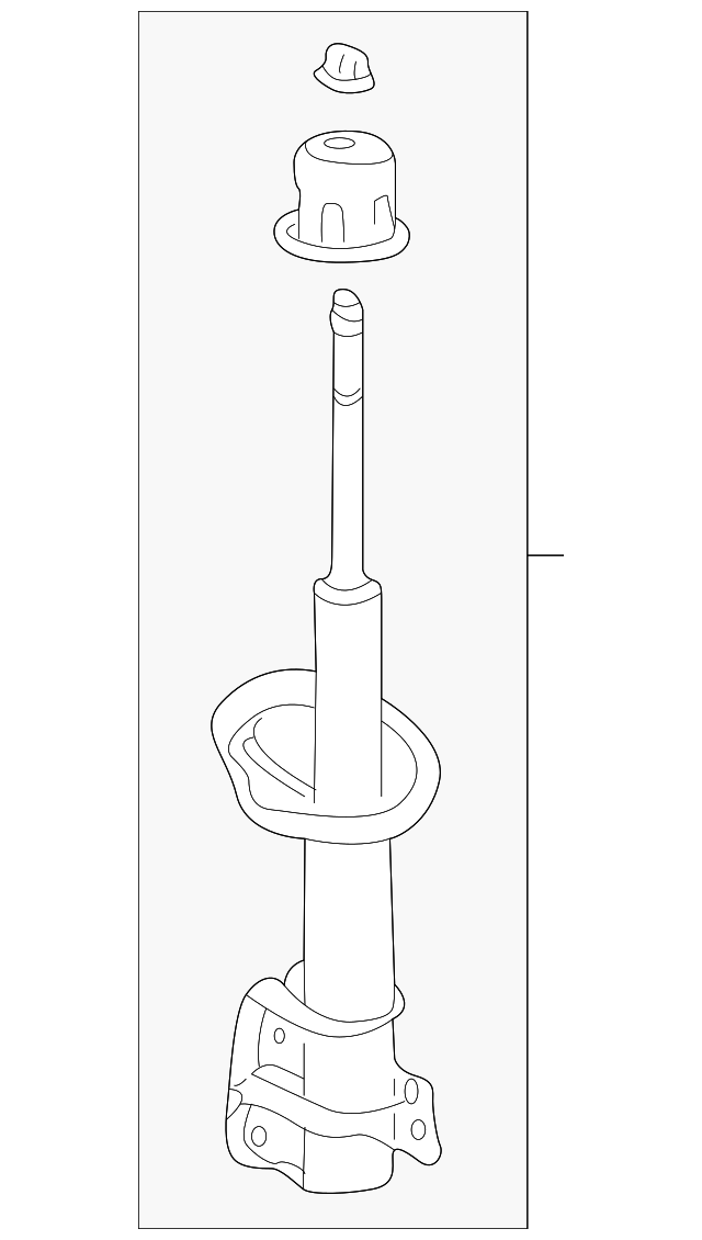 RPM500040 Деталь STRUT, RIGHT