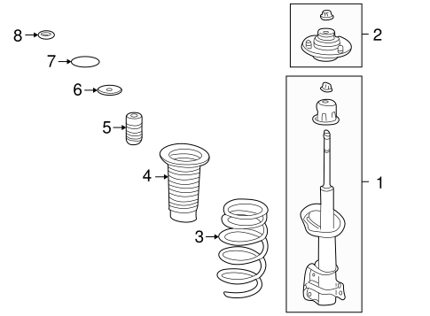 Freelander STRUTS & COMPONENTS