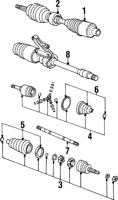 SC1 DRIVE AXLES