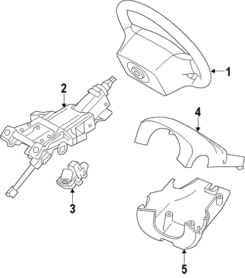 C30 STEERING COLUMN