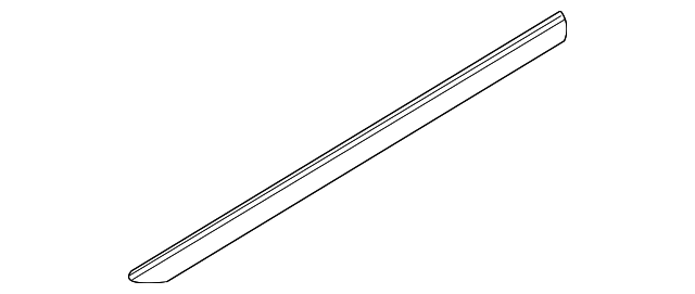 LR001666 Деталь UPPER MOLDING, RIGHT