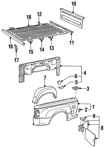 Ranger FLOOR - PICK UP BOX 2