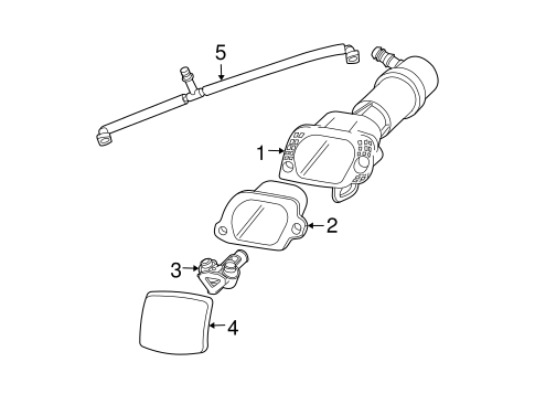 XC90 WASHER COMPONENTS