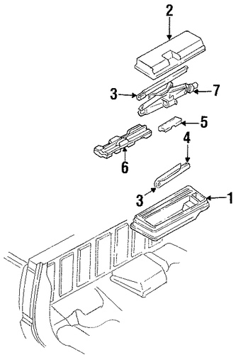 K2500 Pickup INTERIOR TRIM - CAB