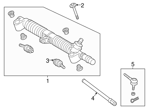STEERING/STEERING GEAR & LINKAGE for 2015 Scion iQ #1