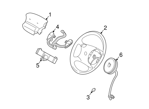 Steering/Steering Wheel & Trim for 2000 Ford Ranger #1