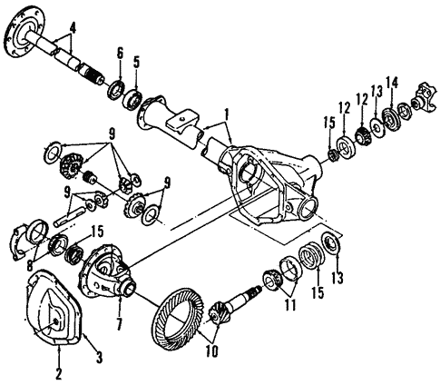 Differential for 1987 Ford Aerostar #1