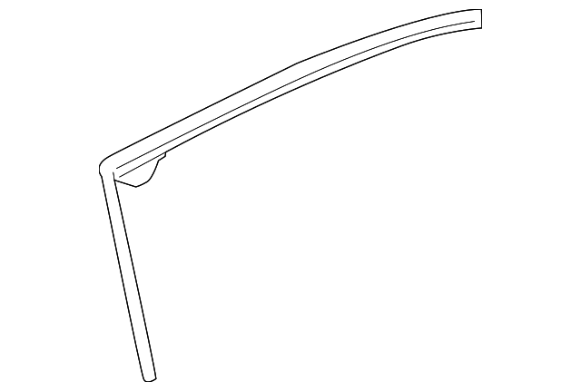970-536-556-02 Деталь UPPER SEAL, RIGHT