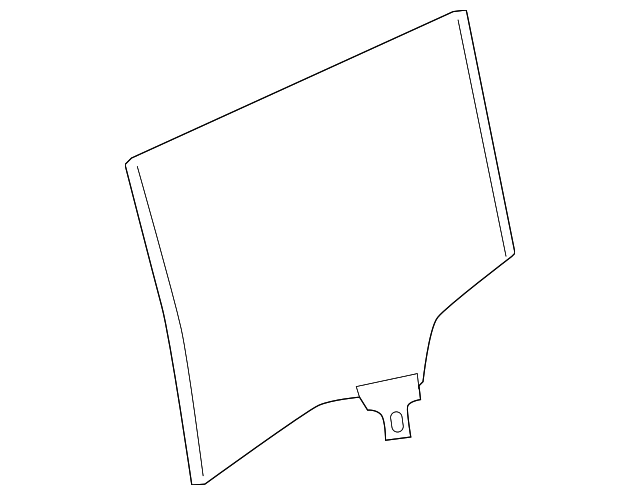 970-544-512-06 Деталь DOOR GLASS, RIGHT