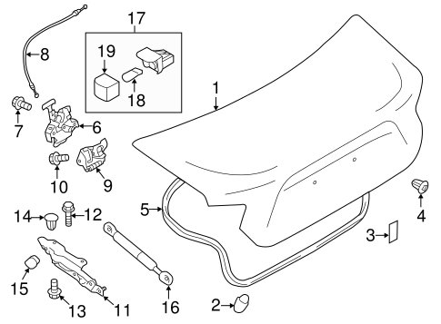 BODY/TRUNK for 2014 Scion FR-S #1