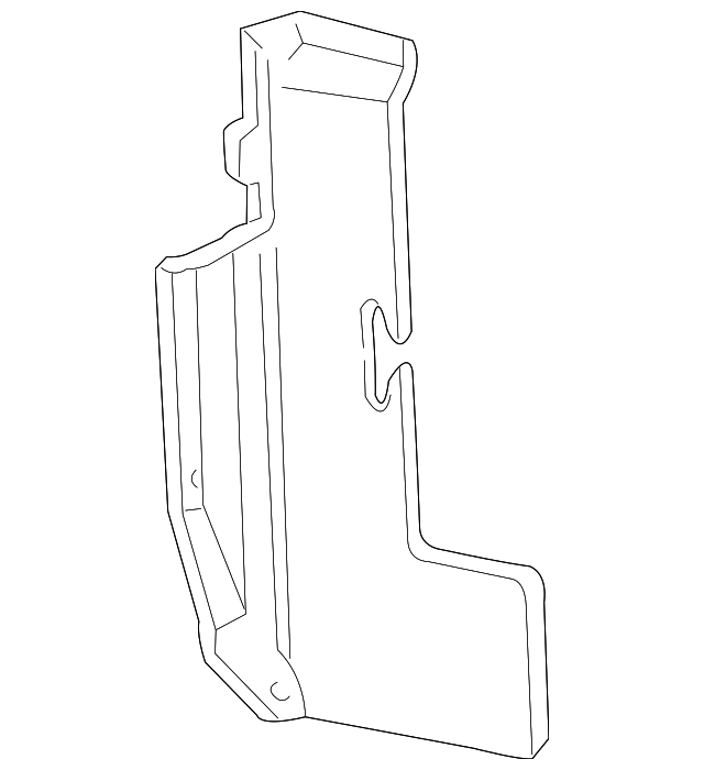 XR3Z-8310-AA Деталь AIR DEFLECTOR, RIGHT