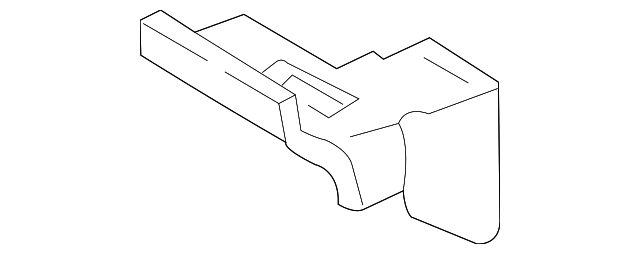 F4ZZ-16B199-A Деталь RADIATOR SUPPORT BRACE, LEFT