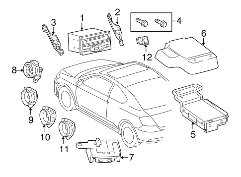BODY/SOUND SYSTEM for 2013 Scion tC #1