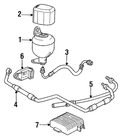 Auto Leveling Components for 1989 BMW 735i #0