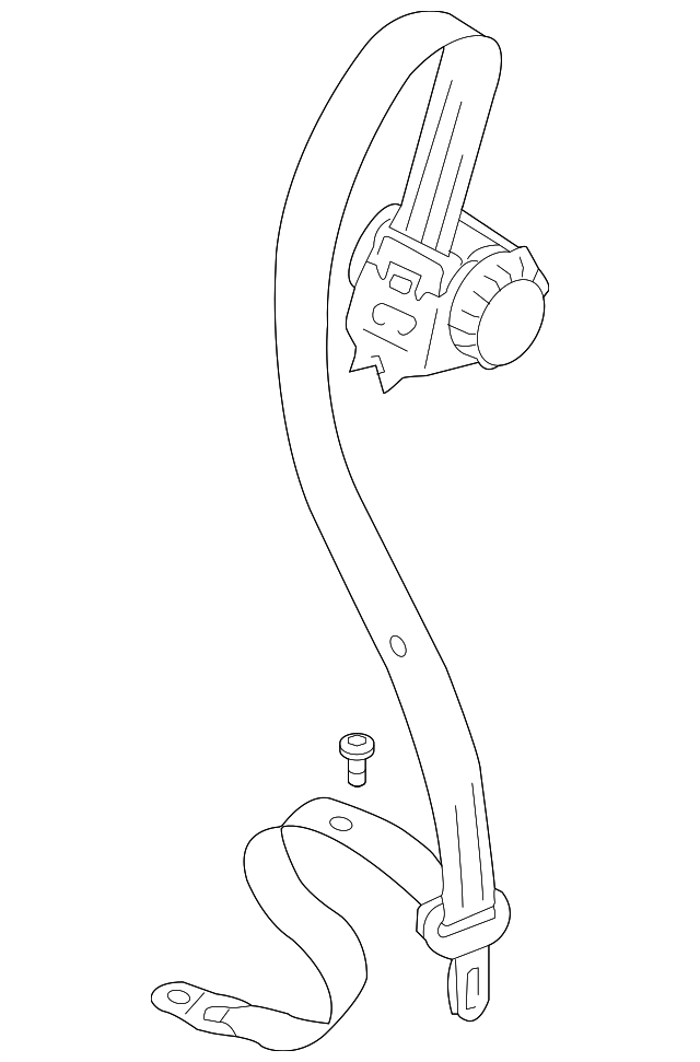 955-803-053-04-HCP Деталь CENTER SEAT BELT