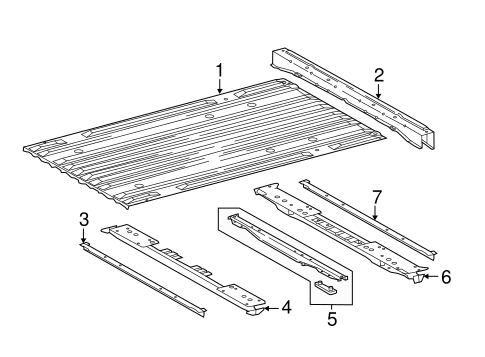 BODY/FLOOR - PICK UP BOX for 2015 Toyota Tundra #2