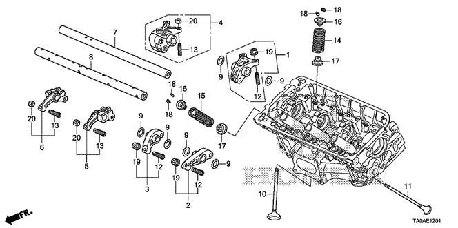 Engine/Valve - Rocker Arm (FR.) (V6) for 2012 Honda ACCORD SEDAN #1