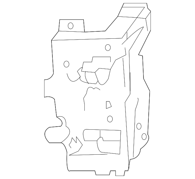 BE5Z-5421813-A LATCH, LEFT