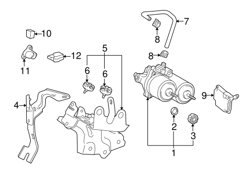 ELECTRICAL/ABS COMPONENTS for 2014 Toyota Prius V #1