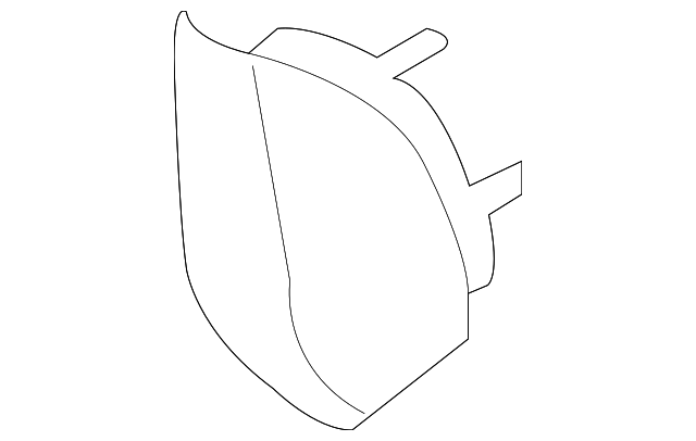 10371229 Деталь PILLAR COVER, RIGHT