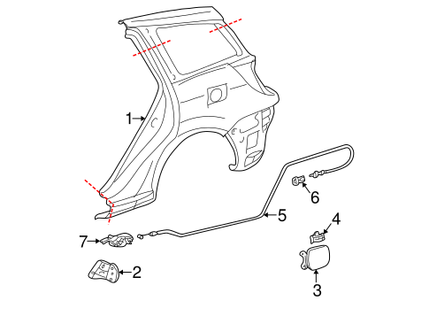 Vibe QUARTER PANEL & COMPONENTS