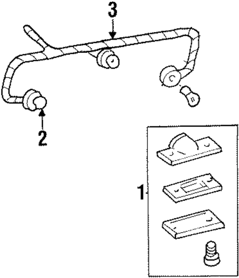 Grand Marquis LICENSE LAMPS