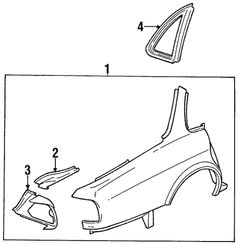XJ12 GLASS & HARDWARE