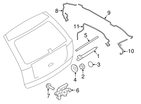 Electrical/Wipers for 2009 Ford Edge #2