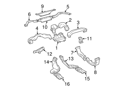 BODY/DUCTS for 2006 Toyota 4Runner #1