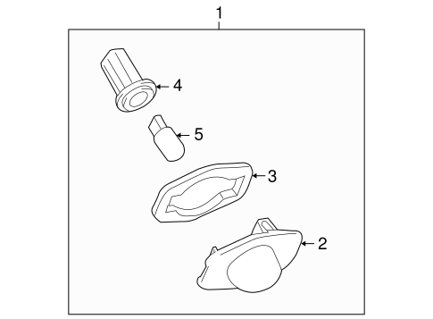ELECTRICAL/LICENSE LAMPS for 2009 Toyota Corolla #1