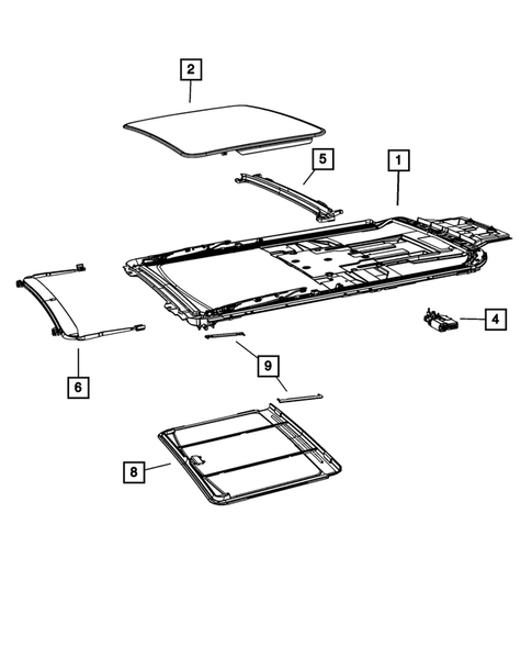 Sunroof for 2012 Chrysler Town & Country #1