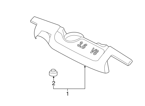 Cayenne ENGINE APPEARANCE COVER