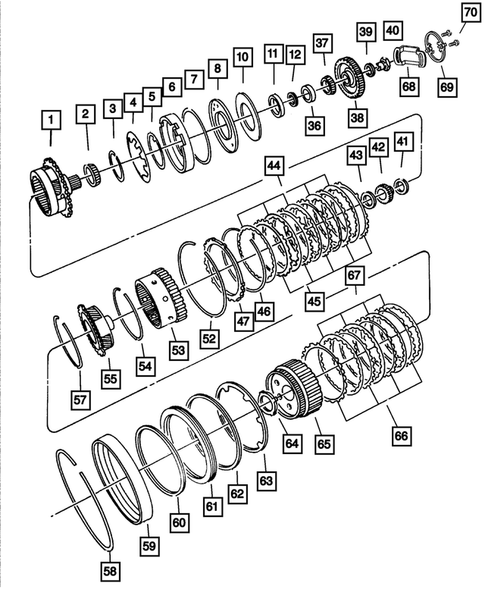 Gear Train for 2002 Dodge Stratus #2
