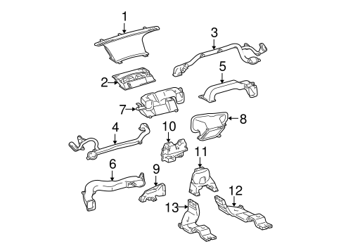 BODY/DUCTS for 2008 Toyota Prius #1