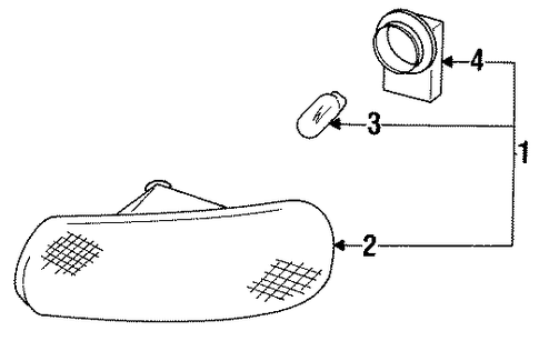 ELECTRICAL/BULBS - CHASSIS for 1996 Toyota Supra #2