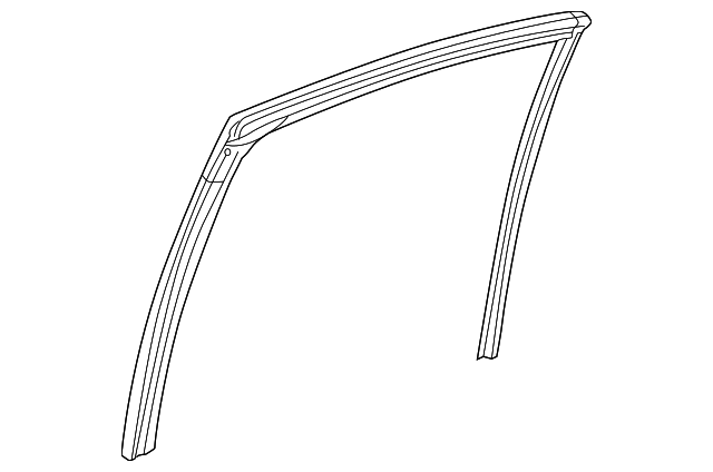 C2S27533 Деталь RUN CHANNEL, LEFT
