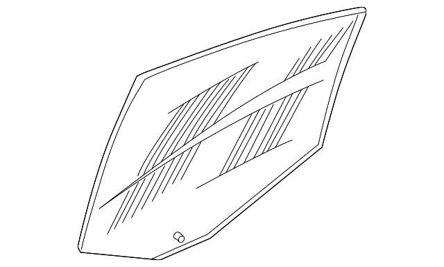C2S1661 Деталь MOVEABLE GLASS, RIGHT