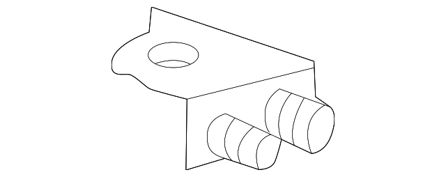 C2S45946 Деталь FIXED GLASS MOUNT BRACKET, RIGHT