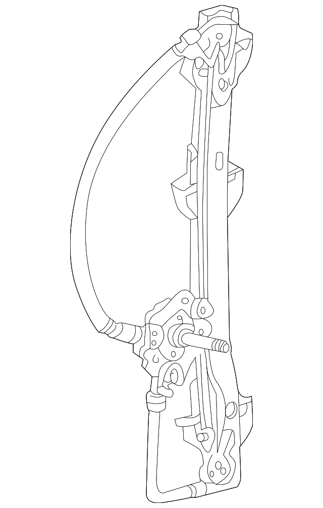 C2S37072 Деталь WINDOW REGULATOR, LEFT