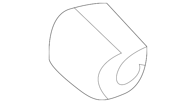 C2S17624 Деталь MOVEABLE GLASS ROLLER, LEFT