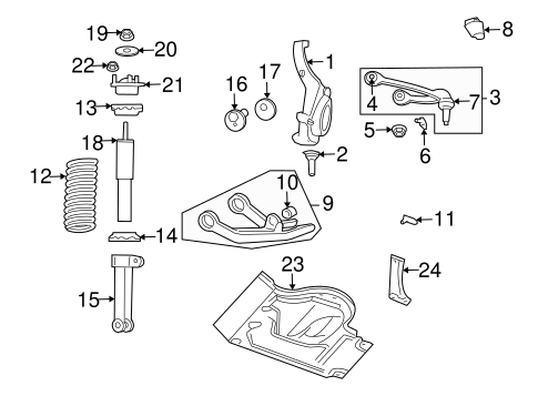 Liberty SUSPENSION COMPONENTS