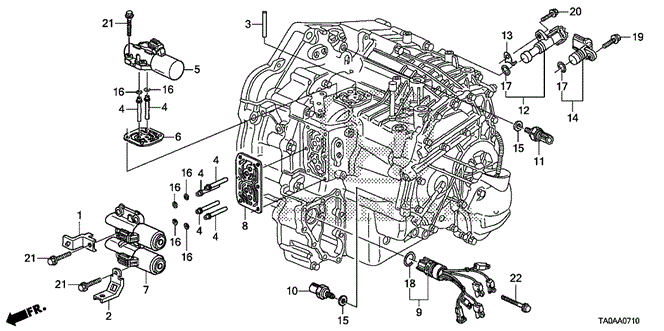 Transmission - Automatic/AT Solenoid (L4) for 2012 Honda ACCORD SEDAN #1