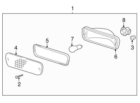 ELECTRICAL/SIGNAL LAMPS for 1997 Toyota Tacoma #1